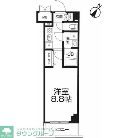 ラクラス押上の物件間取画像